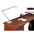 L shape office furniture computer desk with metal